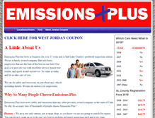 Tablet Screenshot of emissions-plus.com
